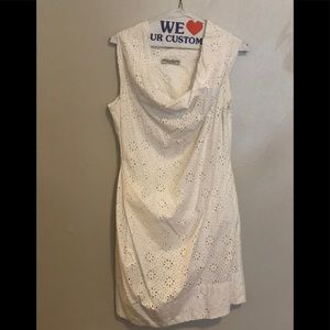 All Saints Asymmetrical white dress